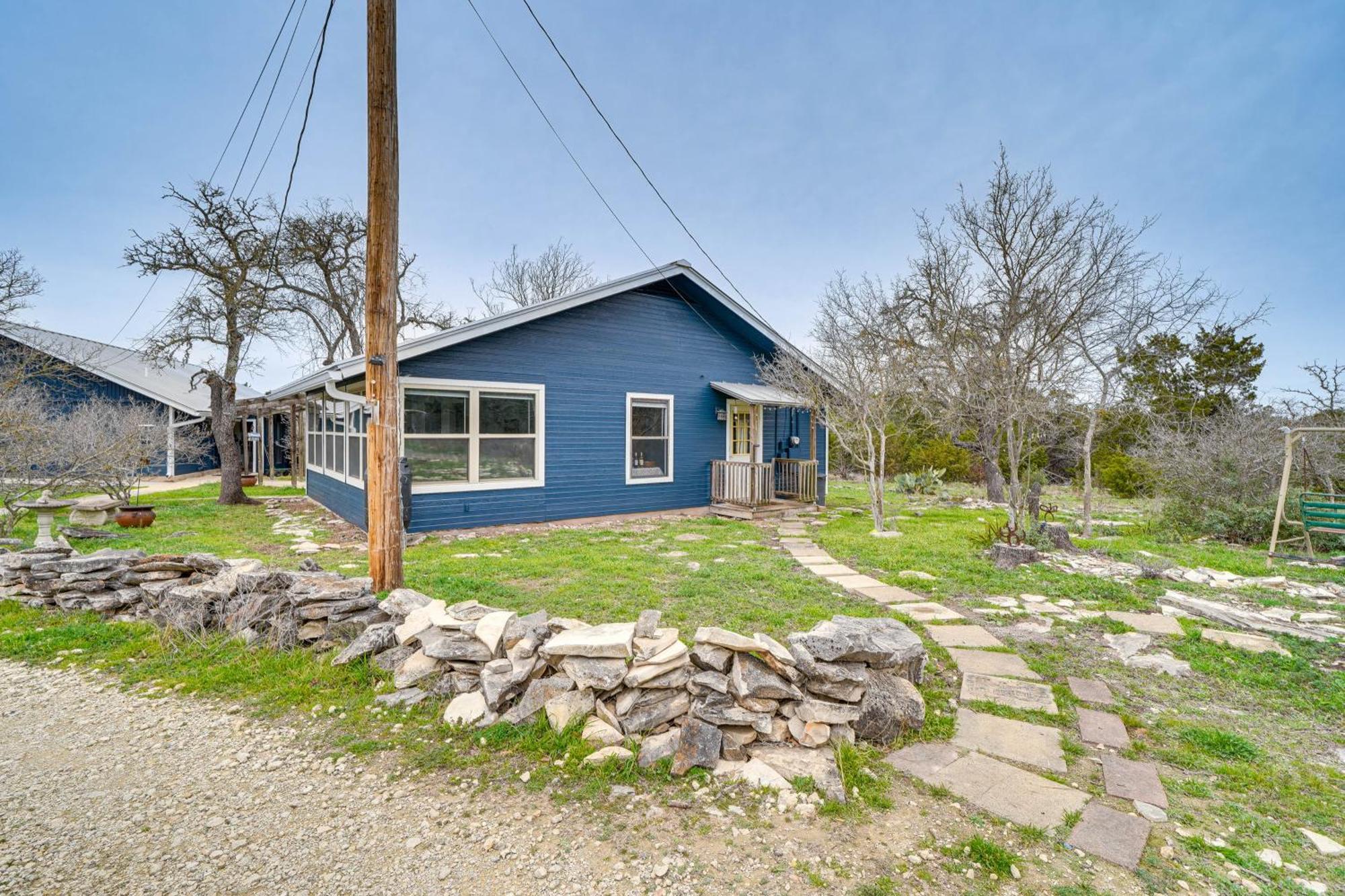 Cozy Kerrville Guest Cottage Near Guadalupe River! Exteriör bild