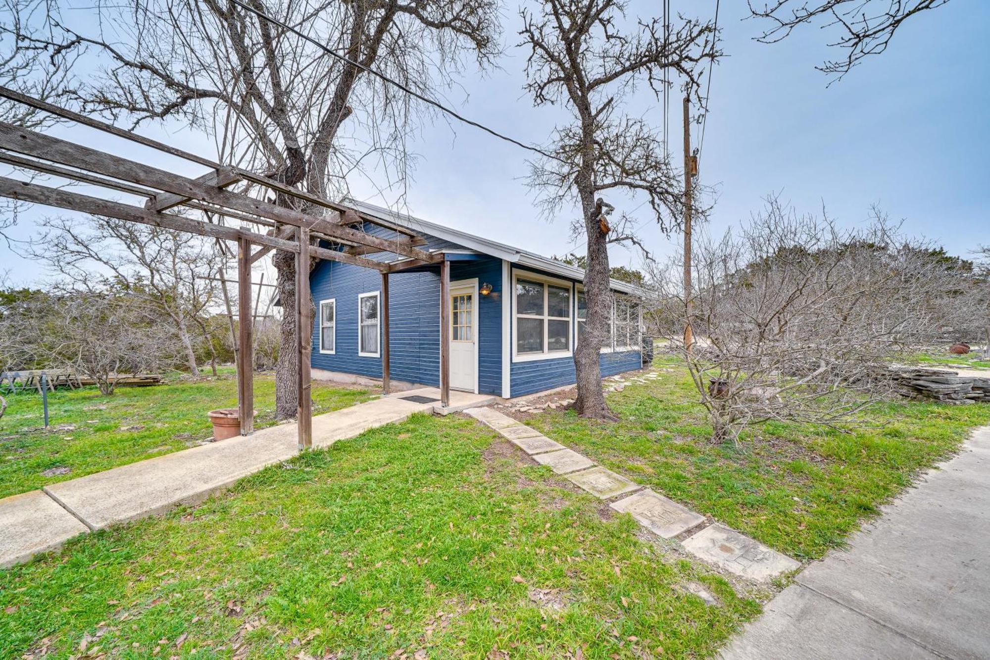 Cozy Kerrville Guest Cottage Near Guadalupe River! Exteriör bild